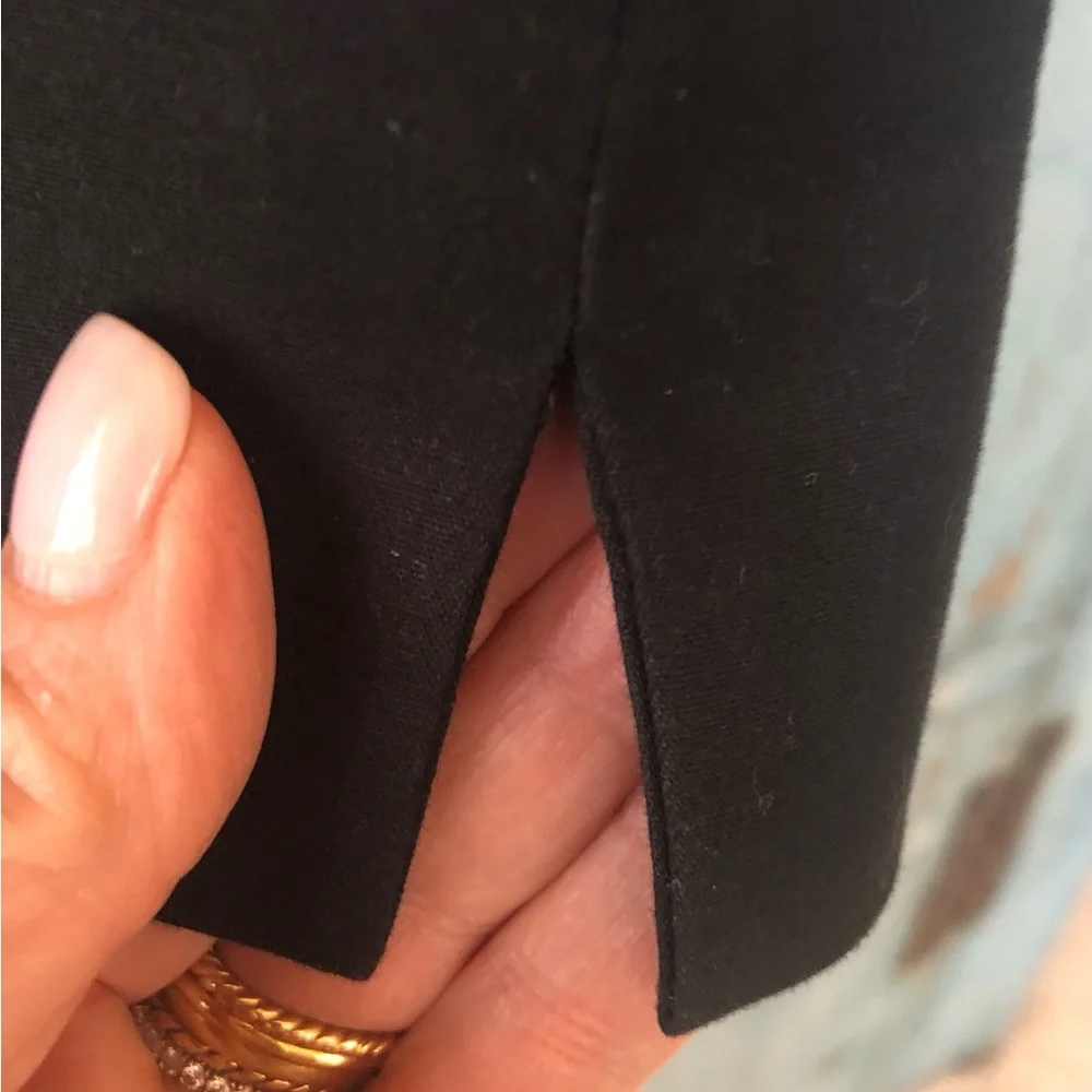 Chico’s black ankle pants in a cotton/elastane blend for all-season wear - Picture 5 of 10